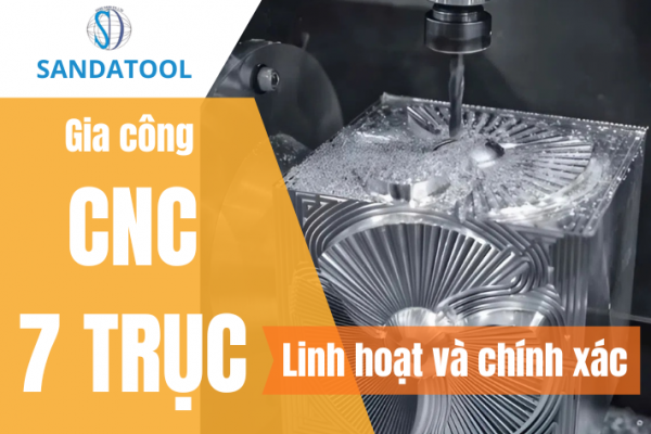 Gia công CNC 7 trục – Đỉnh cao của độ linh hoạt và chính xác
